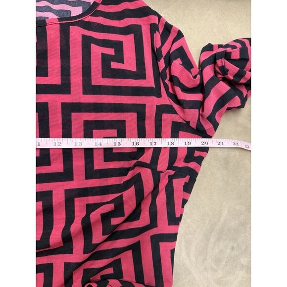 Curvy Girl by Ashley Stewart Top. Melissa Mesh Geo Print Plus Sz 2XL. *Top Only - Picture 6 of 9